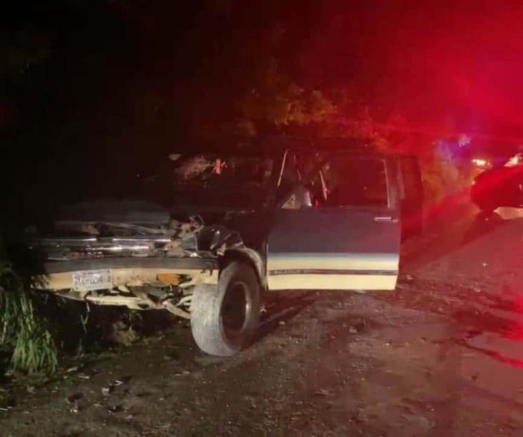 Se registra choque frontal en Allende Se registra choque frontal en Allende