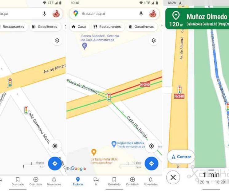 Google Maps ya muestra la ubicación de semáforos en España Google Maps ya muestra la ubicación de semáforos en España