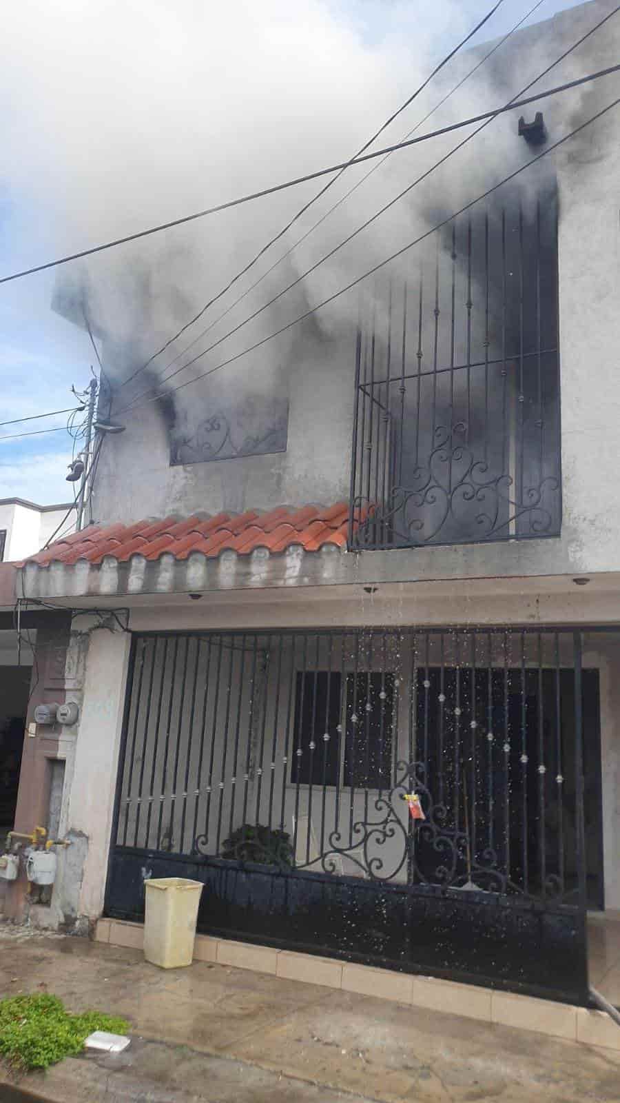 Reportaron el incendio de una vivienda de Apodaca