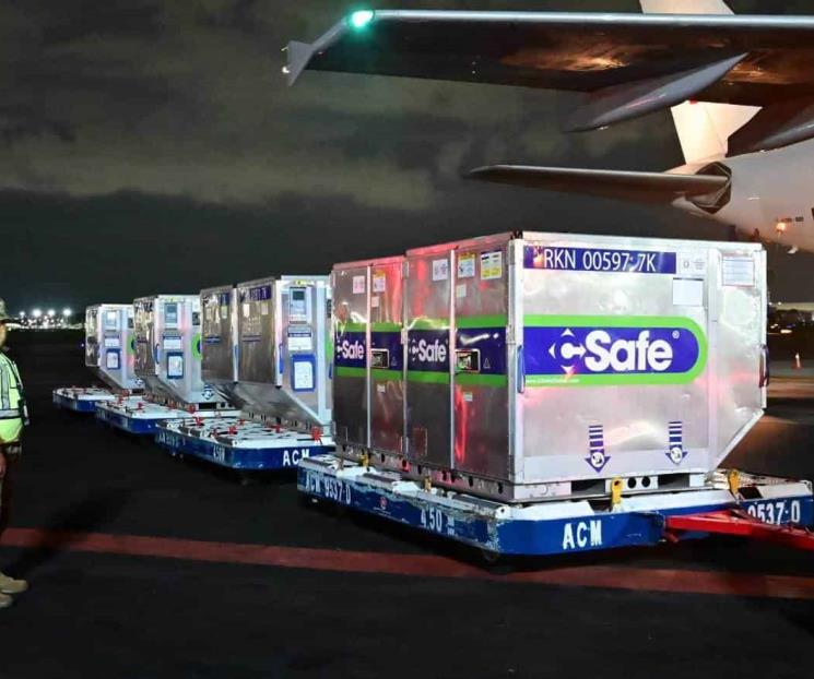 Llegan un millón 221 mil dosis de vacunas AstraZeneca Llegan un millón 221 mil dosis de vacunas AstraZeneca