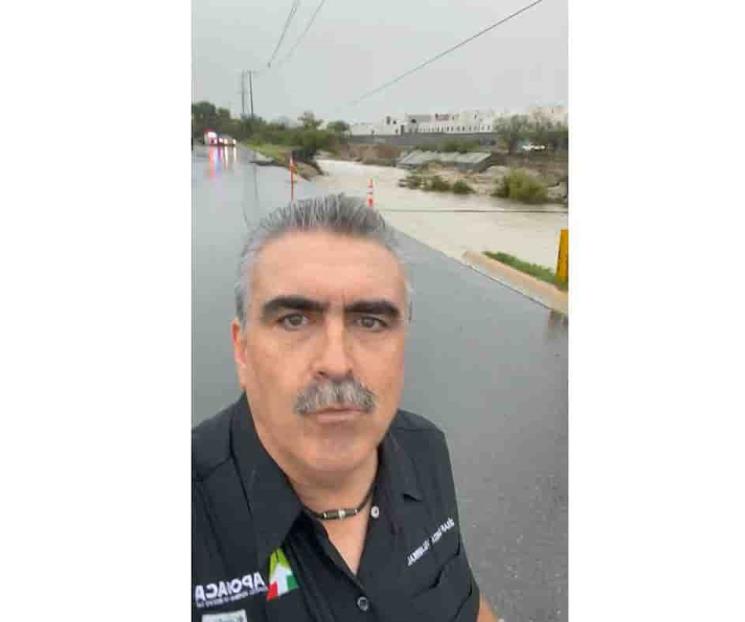 Apodaca reporta el cierre de Antiguo Camino a Santo Domingo