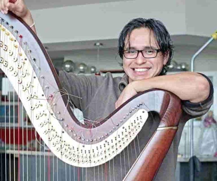 Sonido del arpa llega a 3Museos