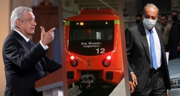 No habrá pleito con Carlos Slim por Línea 12 del Metro No habrá pleito con Carlos Slim por Línea 12 del Metro