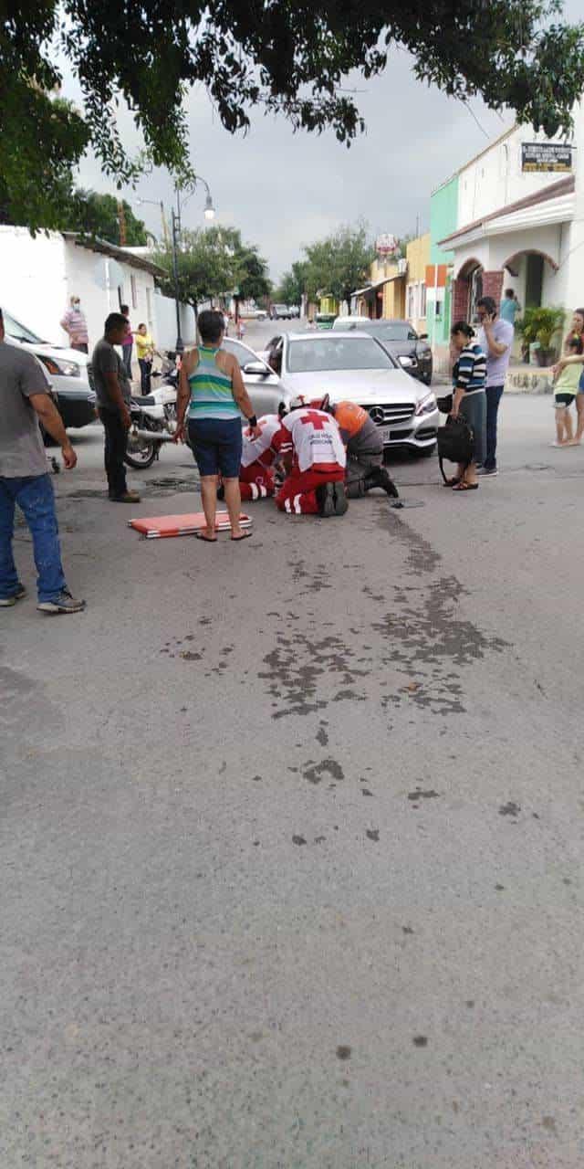 Sale motociclista herido en choque Sale motociclista herido en choque