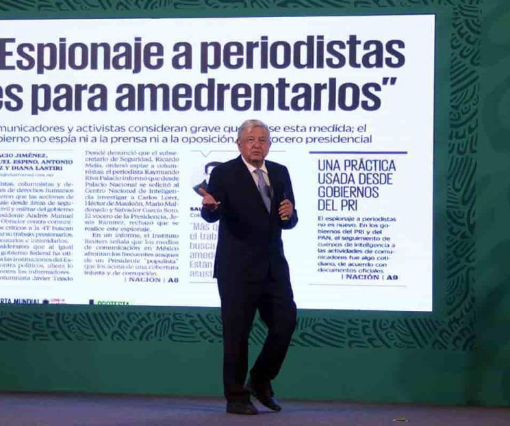 Exige PRD a AMLO cesar acoso contra periodistas Exige PRD a AMLO cesar acoso contra periodistas