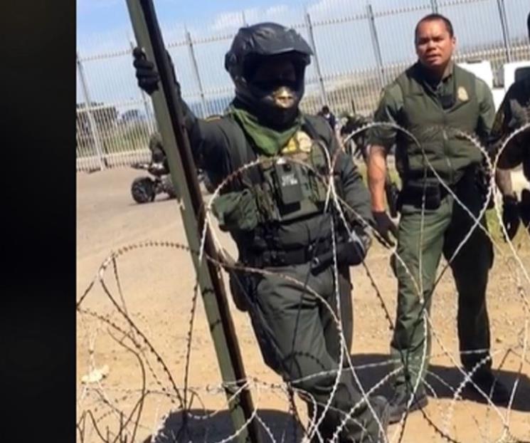 Joven graba en TikTok su plática con un agente fronterizo Joven graba en TikTok su plática con un agente fronterizo