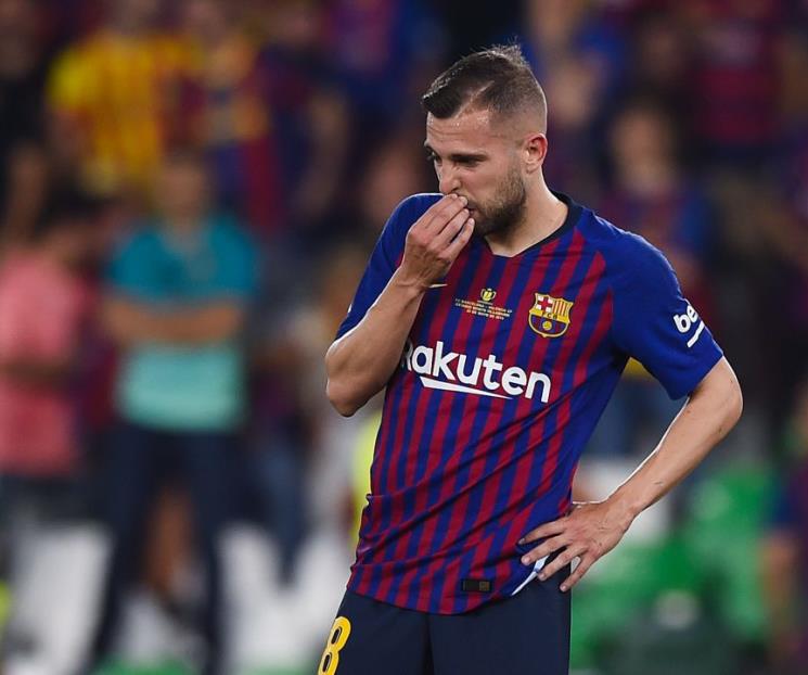 Se preparan en el Barça por si sale Jordi Alba Se preparan en el Barça por si sale Jordi Alba