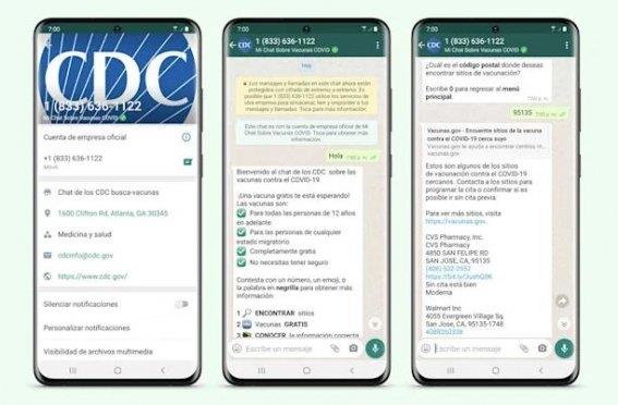Habilita chatbot en español para saber en dónde vacunarse Habilita chatbot en español para saber en dónde vacunarse