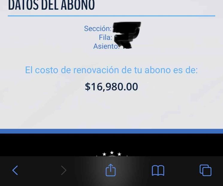 Se queja afición rayada por incremento en los abonos Se queja afición rayada por incremento en los abonos