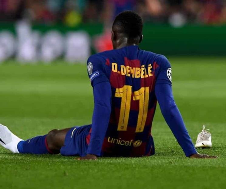 Estará Dembelé cuatro meses fuera de actividad Estará Dembelé cuatro meses fuera de actividad