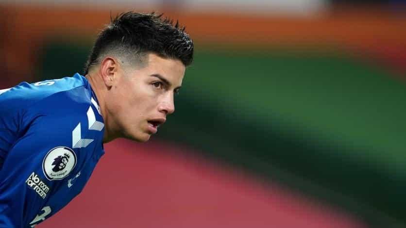 Buscaría James salir del Everton Buscaría James salir del Everton