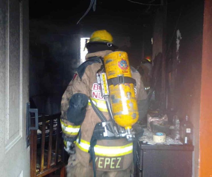 Se incendia domicilio en Apodaca Se incendia domicilio en Apodaca