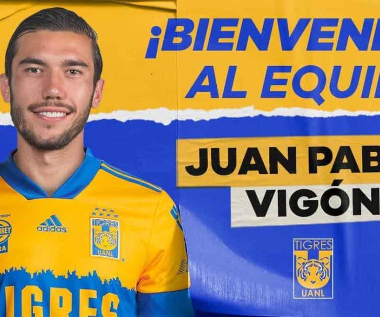 Confirma Tigres a Vigón Confirma Tigres a Vigón