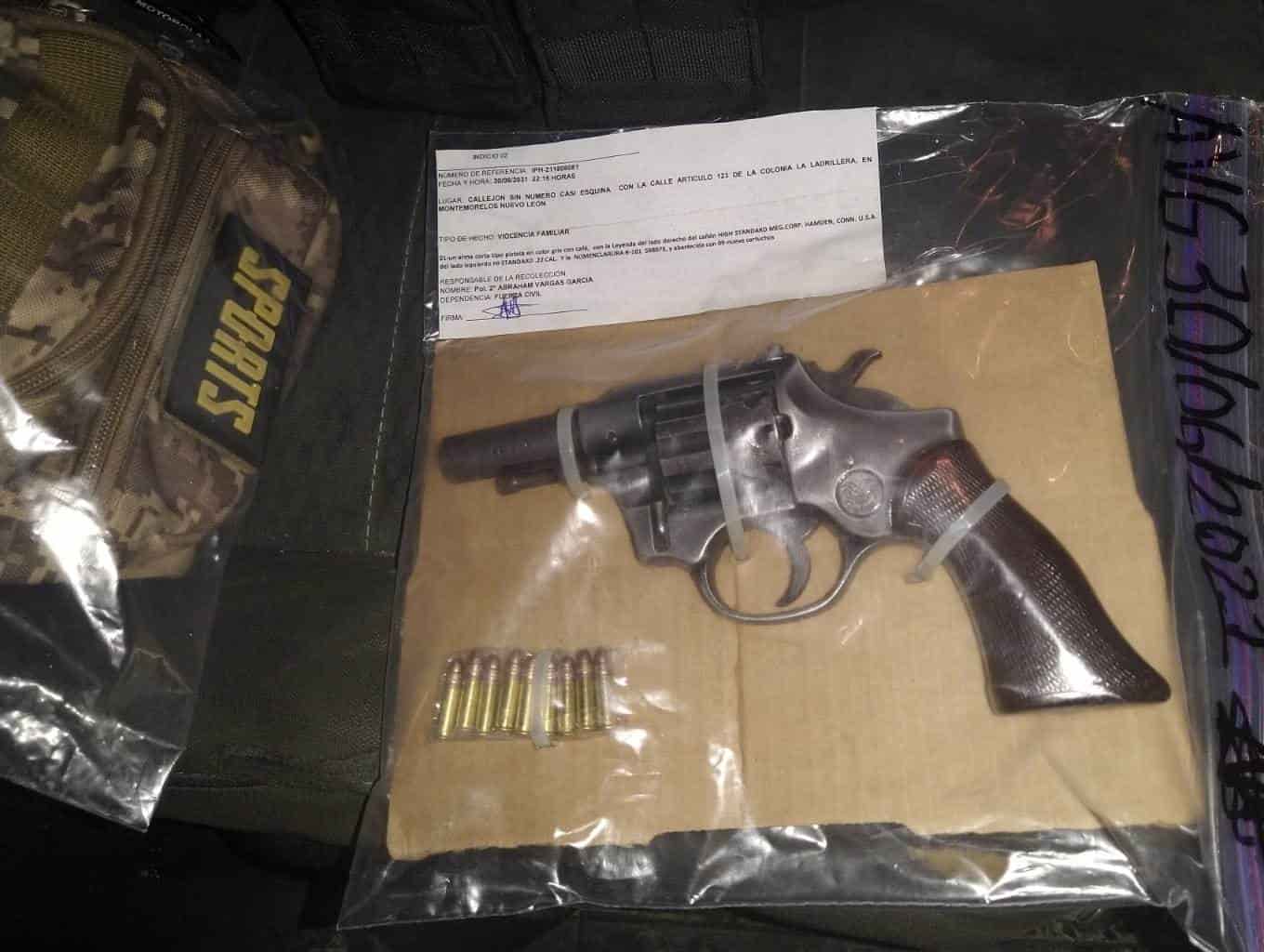 Detenido después de disparar un arma de fuego contra su ex pareja, quien cargaba al hijo de ambos