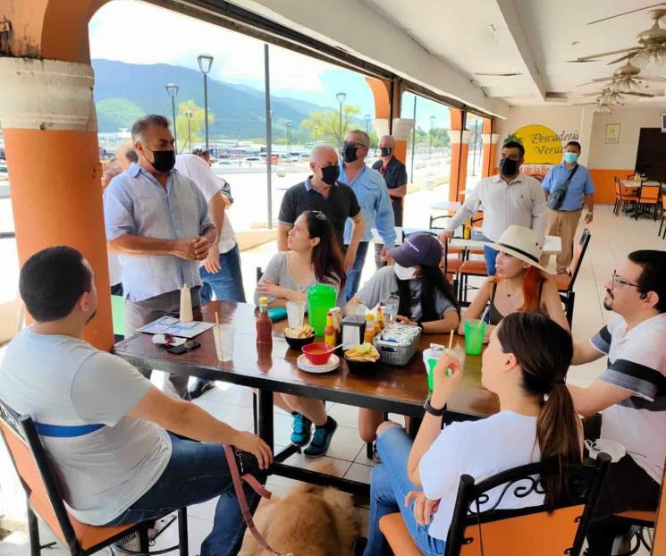 Registra malecón en Presa La Boca 80% de avance Registra malecón en Presa La Boca 80% de avance