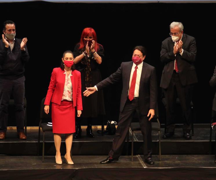 Abuchean a Delgado y vitorean a Sheinbaum Abuchean a Delgado y vitorean a Sheinbaum