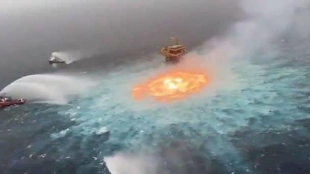 AMLO descarta incendio intencionado en plataforma de Pemex AMLO descarta incendio intencionado en plataforma de Pemex