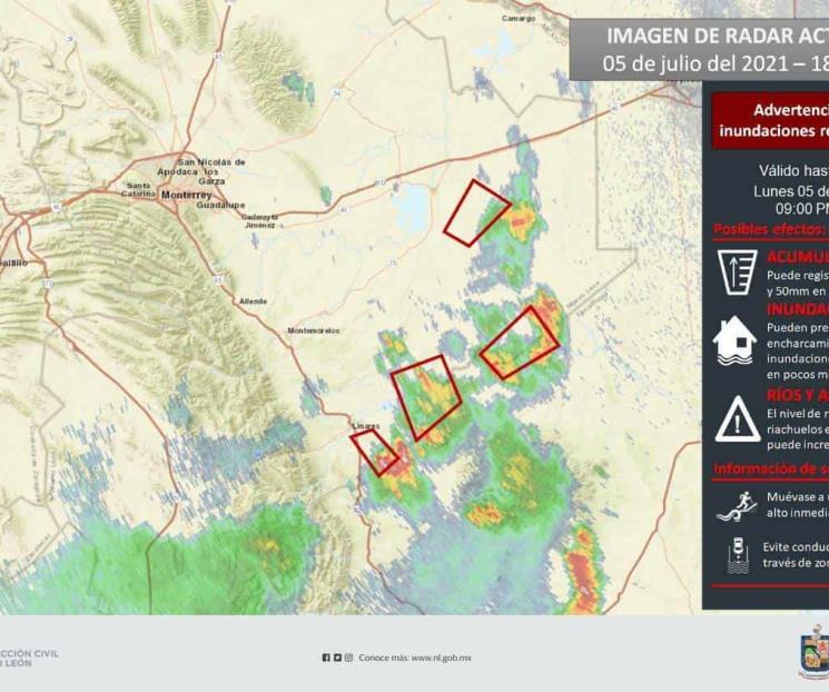 Alertan sobre lluvias con acumulados de 250mm Alertan sobre lluvias con acumulados de 250mm