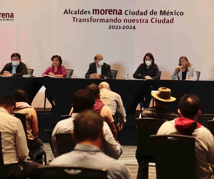 Cierran filas ediles de Morena de la CDMX Cierran filas ediles de Morena de la CDMX