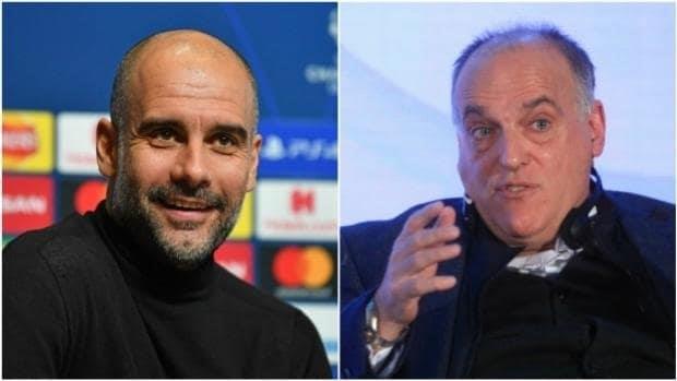 Contraataca Tebas y crítica a Guardiola Contraataca Tebas y crítica a Guardiola