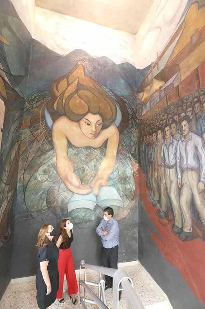 Restauran ‘Alegoría de la Educación’ Restauran ‘Alegoría de la Educación’