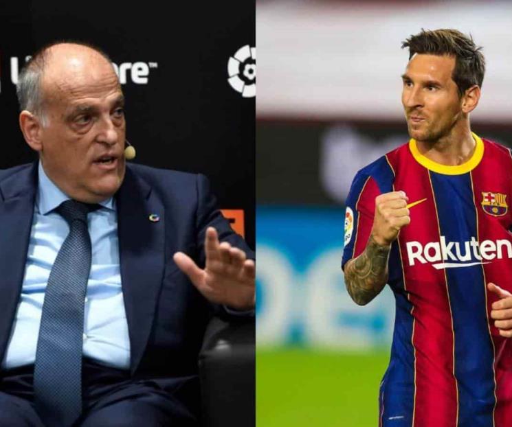 Aviva Tebas dudas sobre si Messi seguirá en España Aviva Tebas dudas sobre si Messi seguirá en España