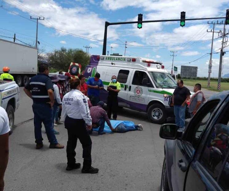 Muere atropellada vendedora de jugos