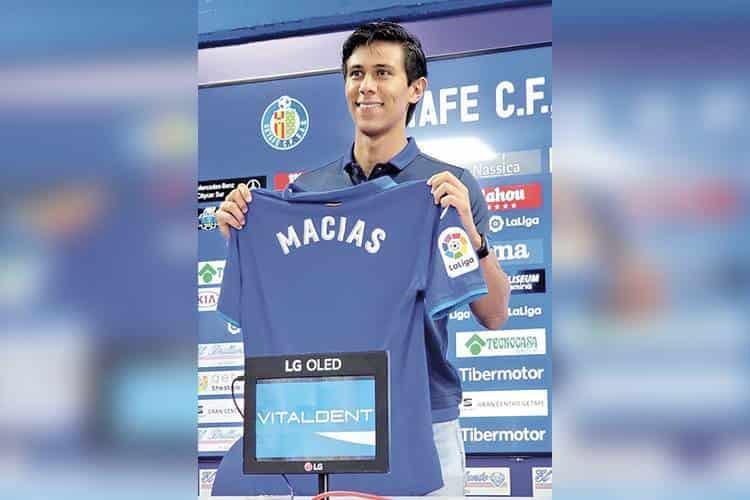 Presenta el Getafe a JJ Macías