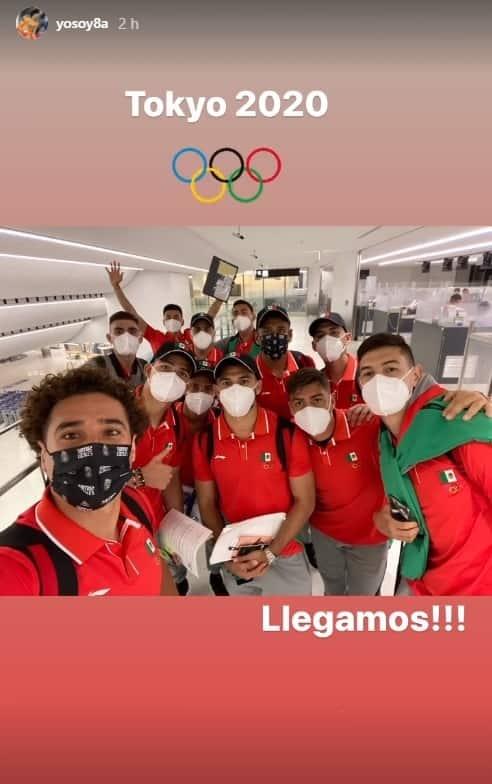 El Tri Olímpico ya está en Tokio