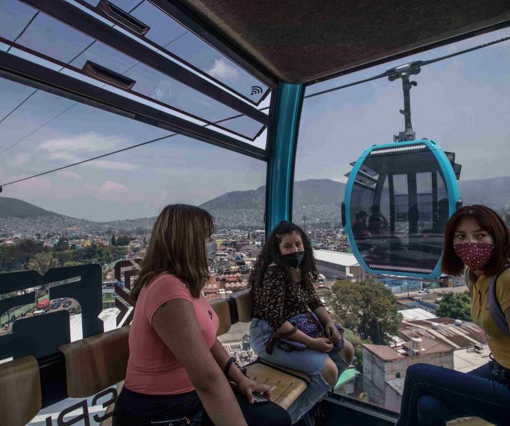 Arranca primera línea de cablebús en CDMX Arranca primera línea de cablebús en CDMX