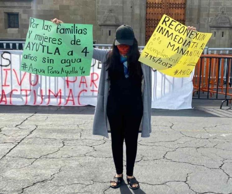 Exige Malena reconexión para Ayutla y captura de su agresor Exige Malena reconexión para Ayutla y captura de su agresor