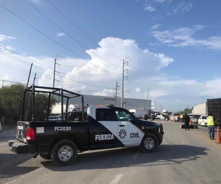 Muere acompañante de motociclista Muere acompañante de motociclista