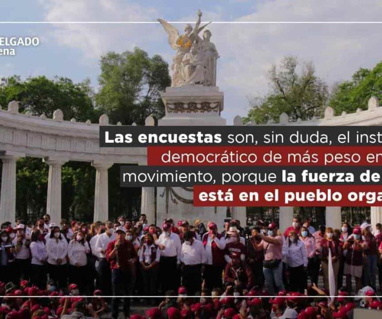 Morena elegirá a su candidato en 2024 con encuesta: Delgado Morena elegirá a su candidato en 2024 con encuesta: Delgado