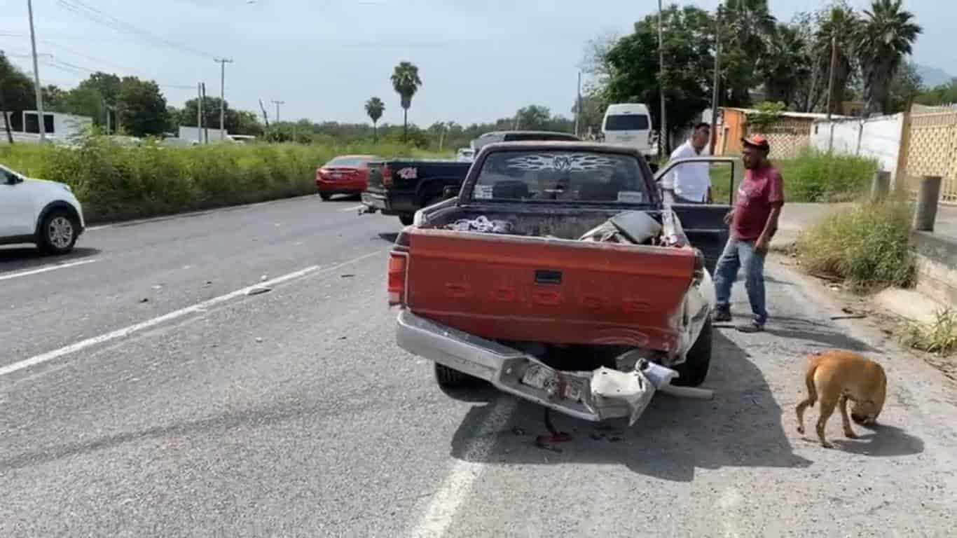 Dos personas lesionadas fue el saldo que dejó un choque por alcance