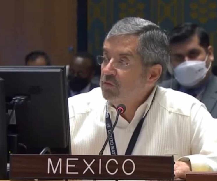 Respalda México proceso de paz en Colombia ante ONU Respalda México proceso de paz en Colombia ante ONU