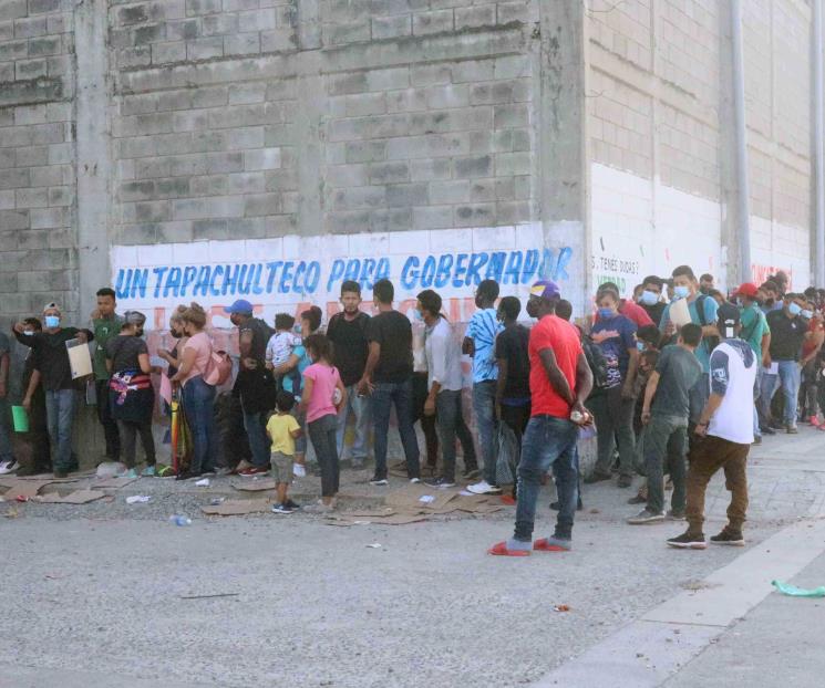 Suspenden atención a migrantes por no respetar protocolos Suspenden atención a migrantes por no respetar protocolos