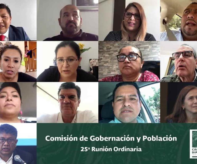 Comisión de Gobernación y Población avala su informe final Comisión de Gobernación y Población avala su informe final