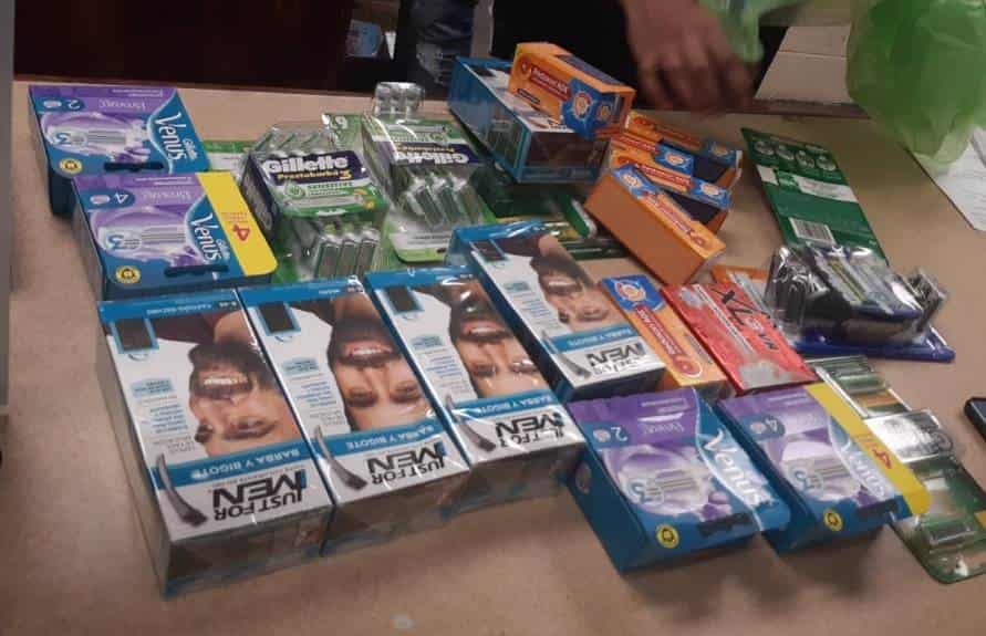 El hombre robó mercancía diversa en un centro comercial en la Colonia Victoria