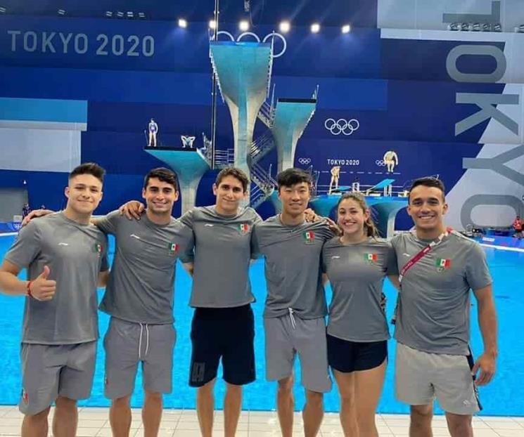 Llegan a Tokio clavadistas regios