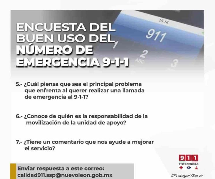 Harán encuesta sobre el funcionamiento del 9-1-1