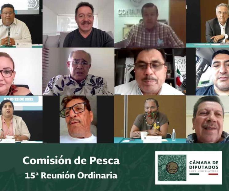 Comisión de Pesca se reúne con el titular de la Conapesca