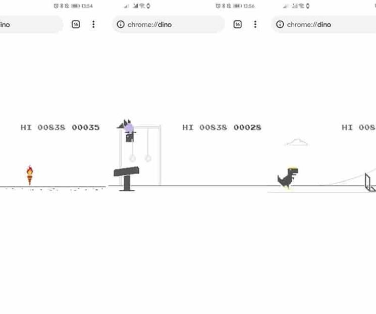 El minijuego del Dinosaurio se apunta a los olímpicos El minijuego del Dinosaurio se apunta a los olímpicos