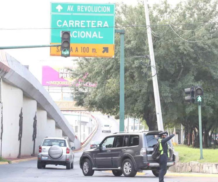Reabren circulación en algunos puntos de Garza Sada Reabren circulación en algunos puntos de Garza Sada