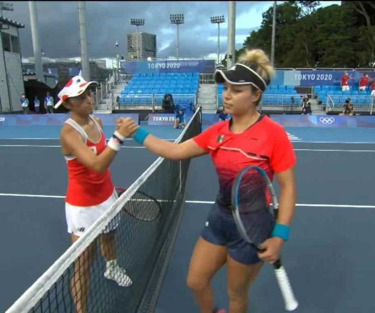 Eliminan a Renata Zarazúa en singles