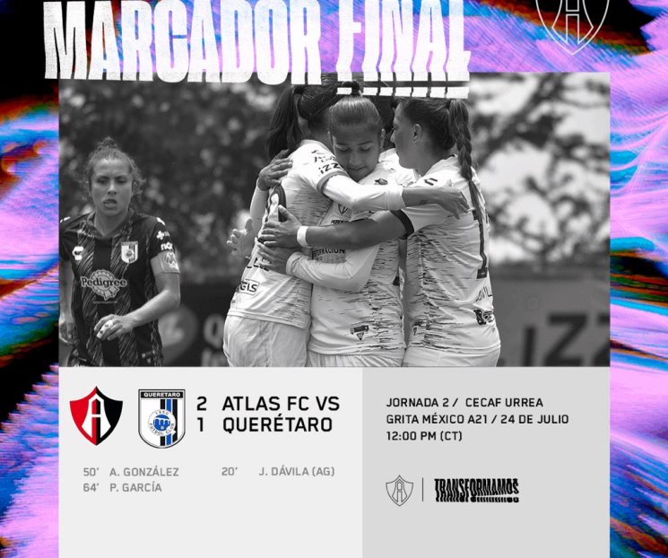 Vence Atlas a Qro en Liga MX Femenil Vence Atlas a Qro en Liga MX Femenil