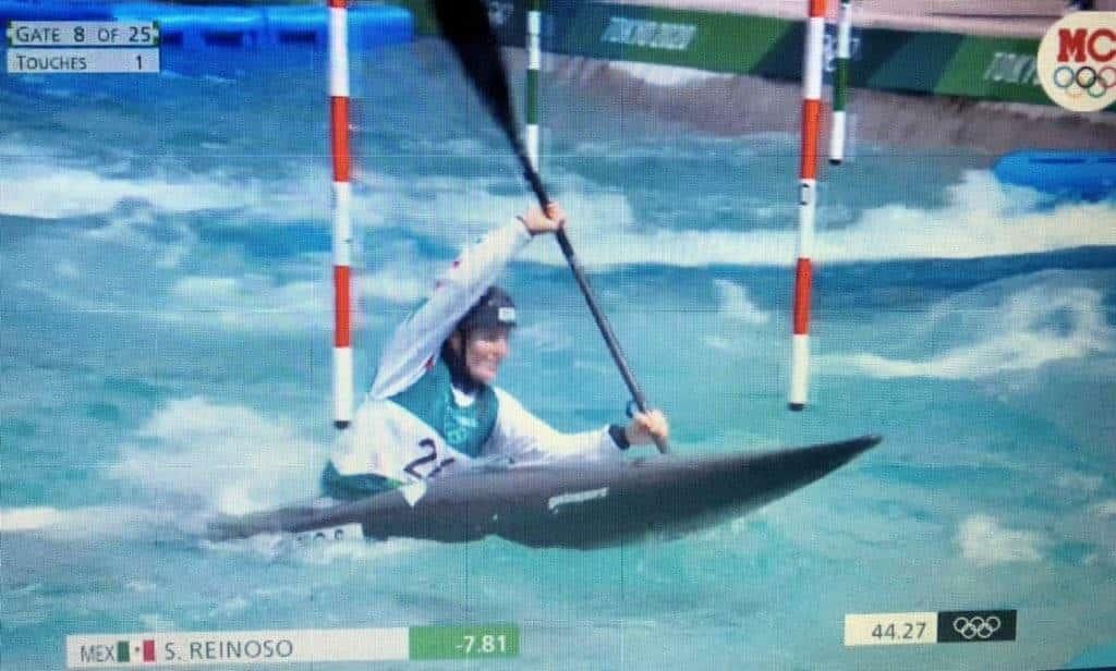 Hace historia Sofía Reinoso en canotaje slalom