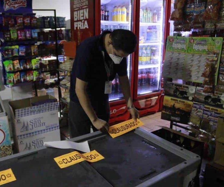 Clausura Escobedo depósitos por violar horario Clausura Escobedo depósitos por violar horario