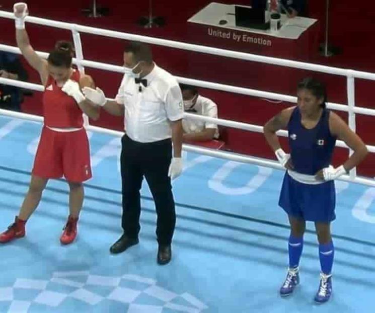Cae Esmeralda Falcón en boxeo Cae Esmeralda Falcón en boxeo