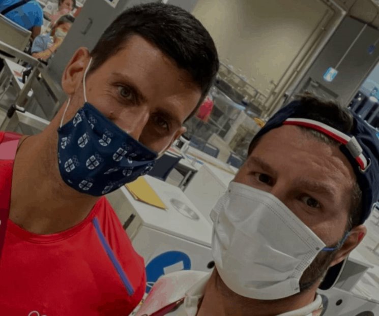 Se toman foto Gignac y Novak Djokovic Se toman foto Gignac y Novak Djokovic