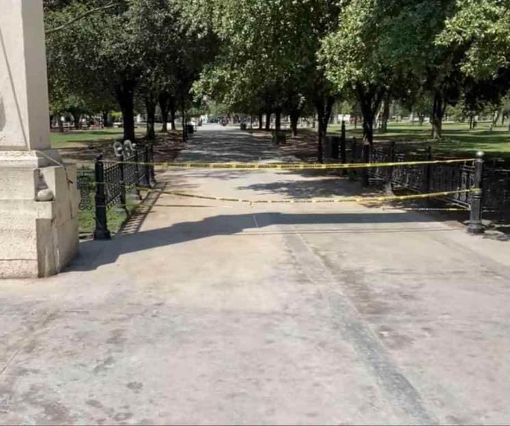 Cierran la Alameda Mariano Escobedo por Covid-19 Cierran la Alameda Mariano Escobedo por Covid-19